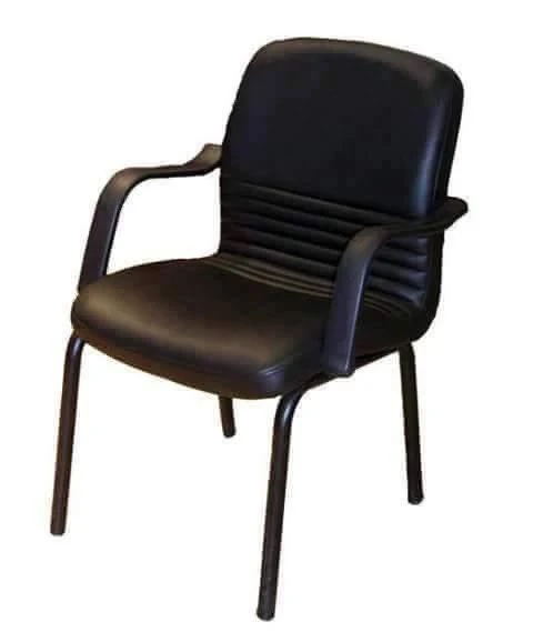Leather waiting chairs