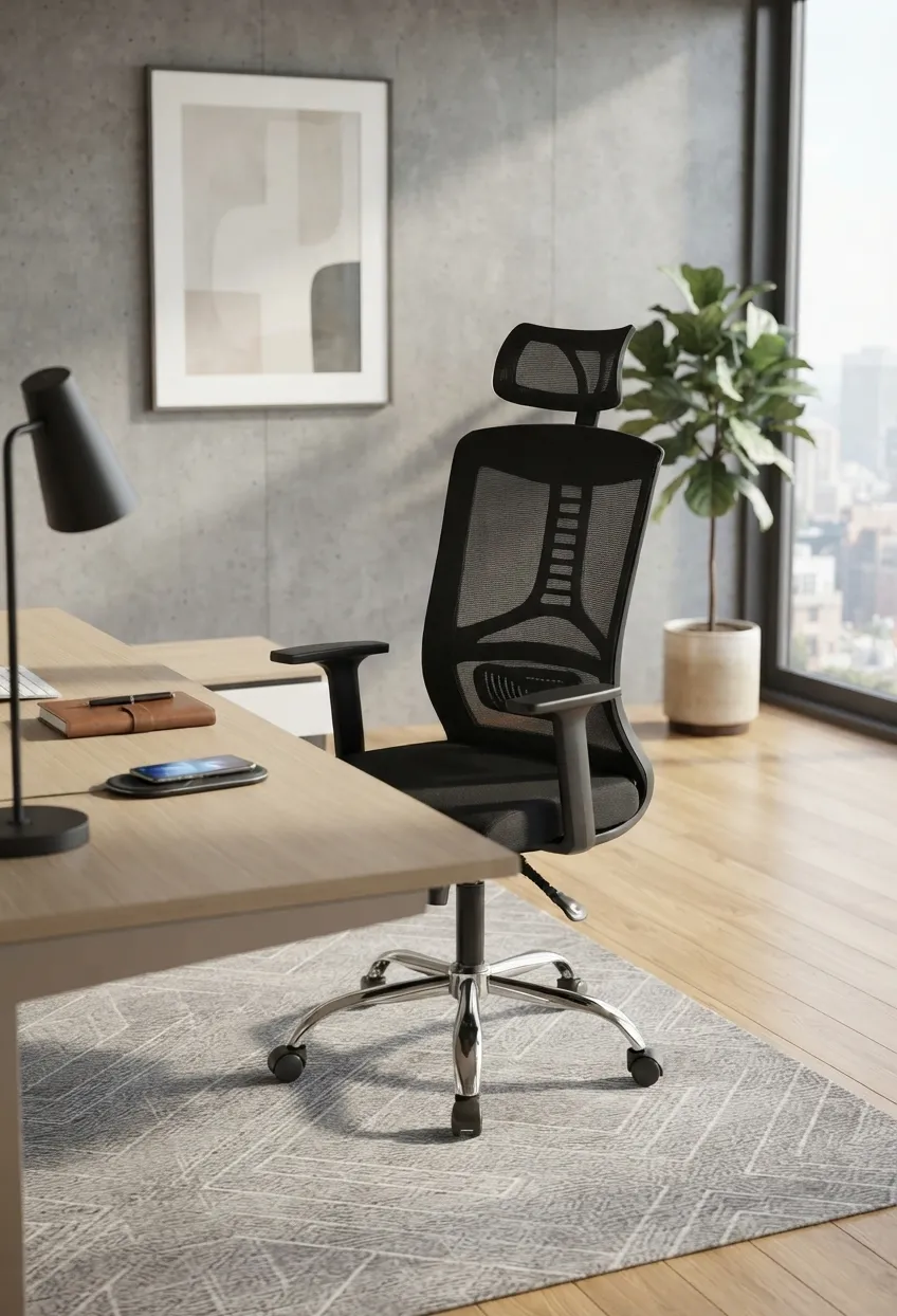 High -back chair
