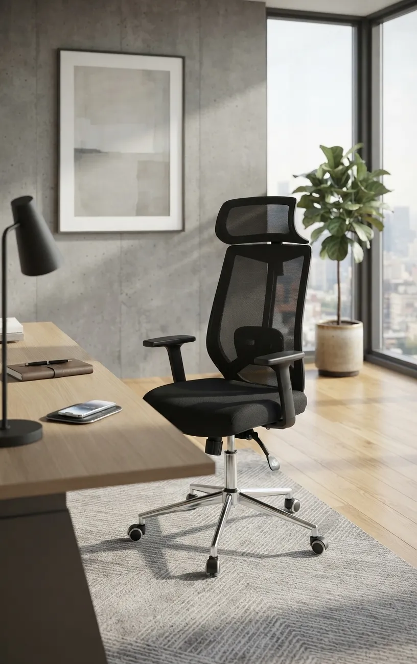 High-back chair