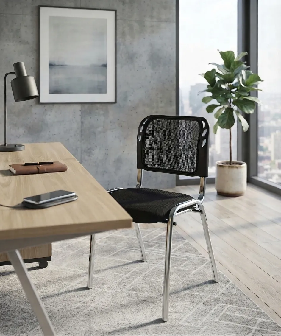 mesh waiting chair